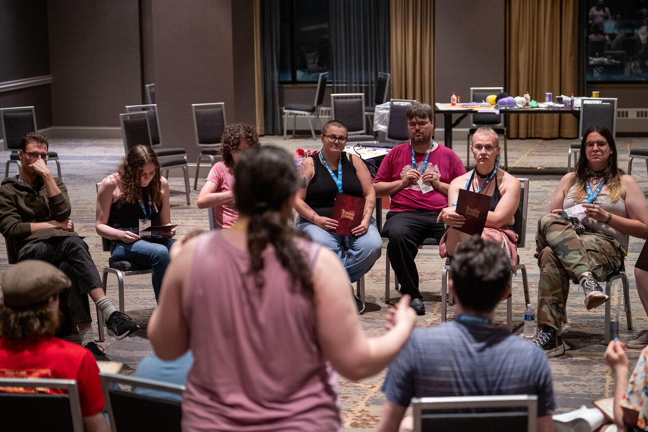 Binary Breakers members, photographed at the SGDQ meetup.